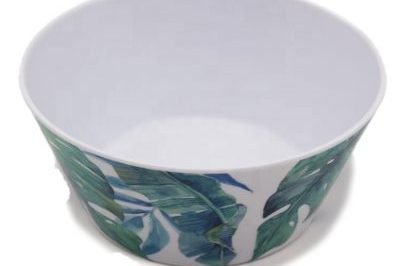 Blue pattern round melamine bowl (6)