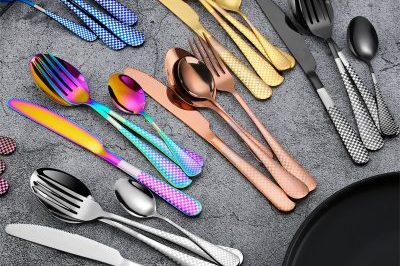 Custom stainless steel cutlery set (2)