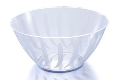 Food grade clear colorful plastic bowl (3)