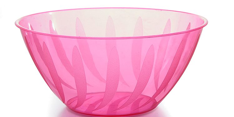 Food grade clear colorful plastic bowl (4)
