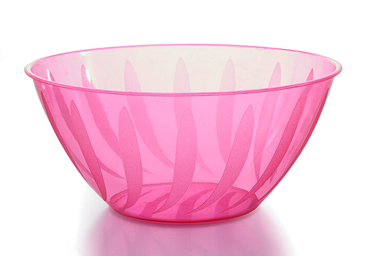 Food grade clear colorful plastic bowl (4)