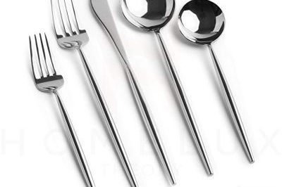 High quality silver steel tableware (5)