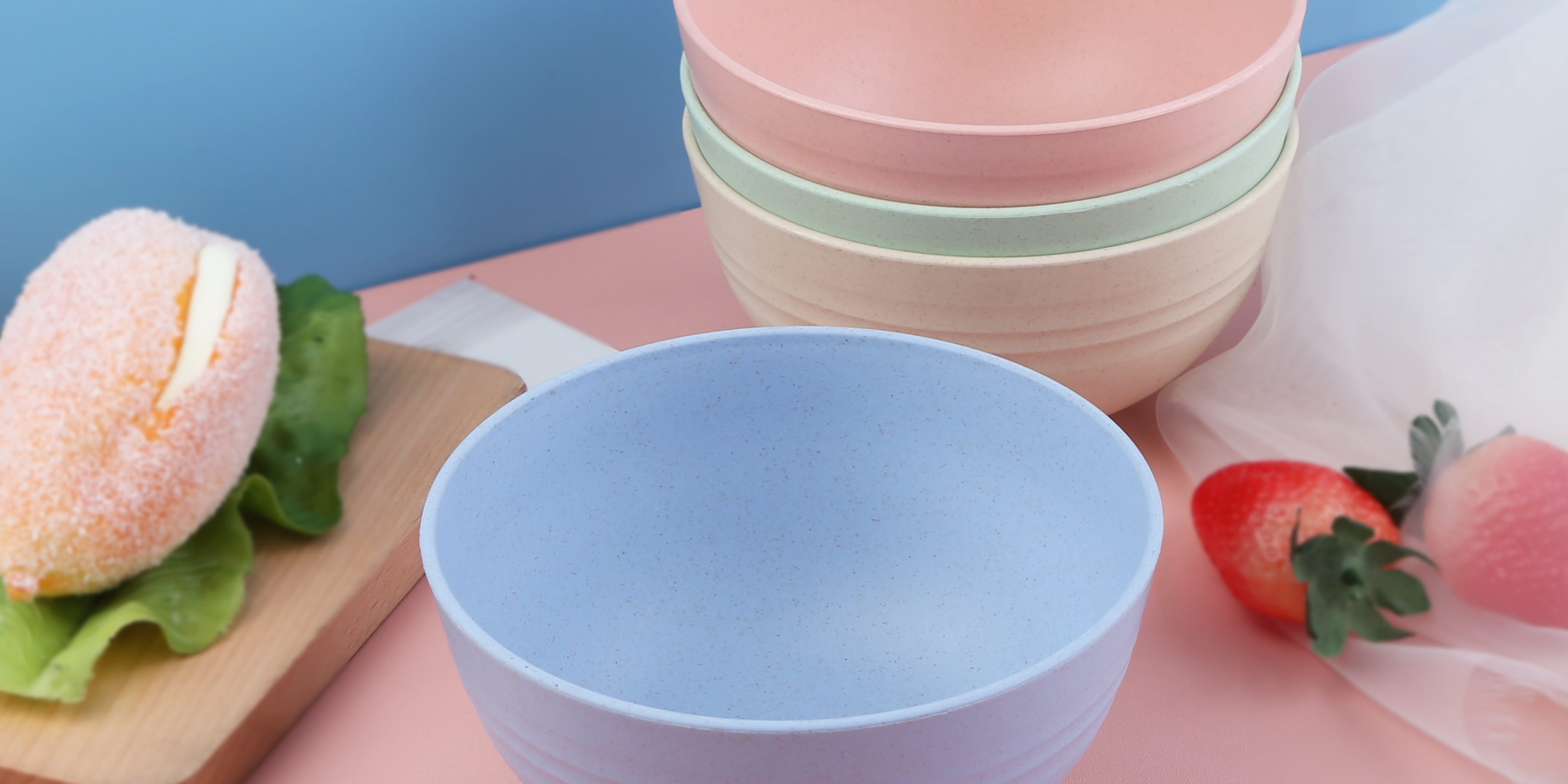 High temperature resistant PP plastic soup bowl (1)