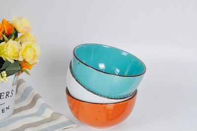Japanese style modern colorful porcelain bowl (2)