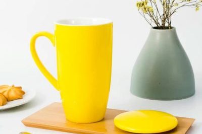 Large capacity ceramic mug with lid (4)
