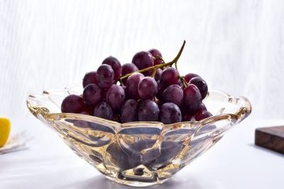 Luxury round transparent crystal bowl (6)