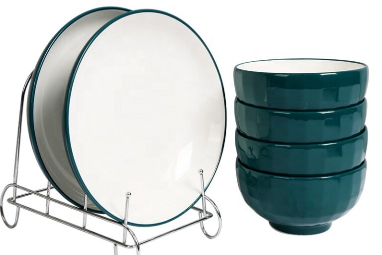 Modern Classic Luxury Emerald Ceramic Bowl (1)