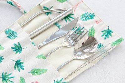 Portable multifunctional stainless steel tableware (4)