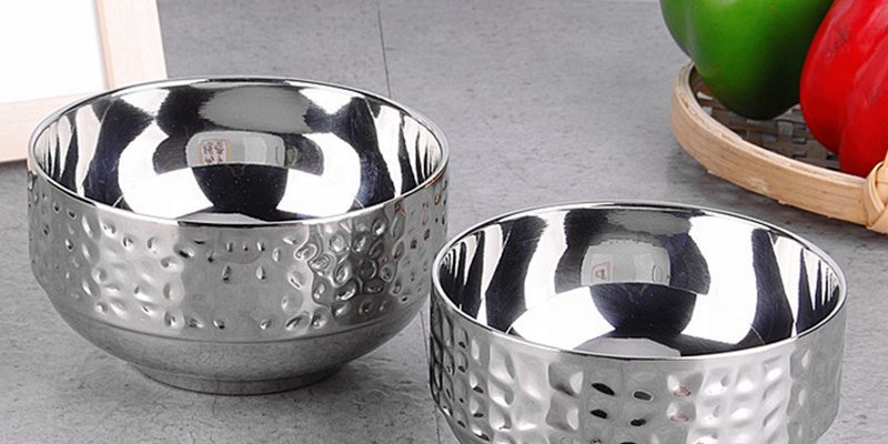 Round particle anti-scalding steel bowl (4)