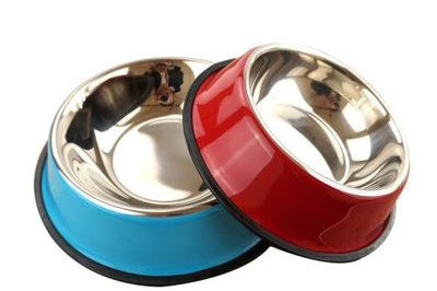 Stainless steel dog and cat pet bowl (2)