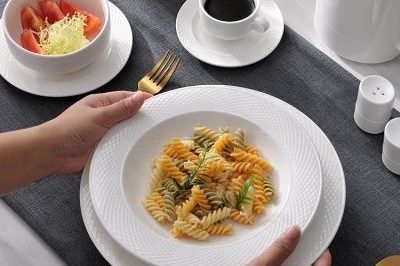 Western restaurant pottery ceramic plate (5)