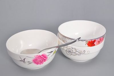 traditional applique pattern melamine bowl (2)