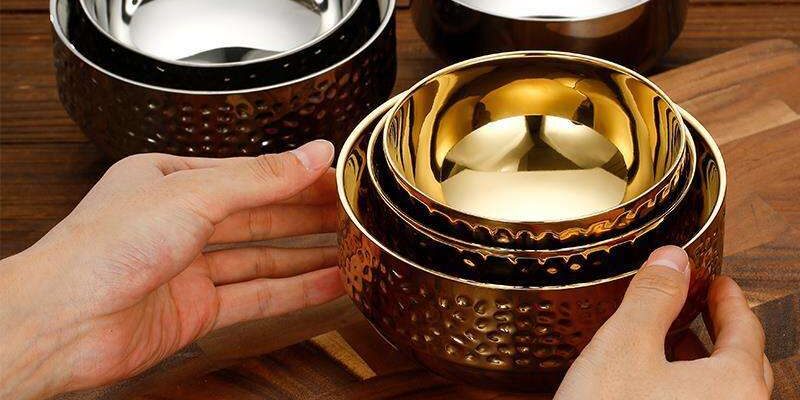 double wall appetizer and mixing bowl