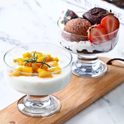 glass mixing and salad bowl for kitchen