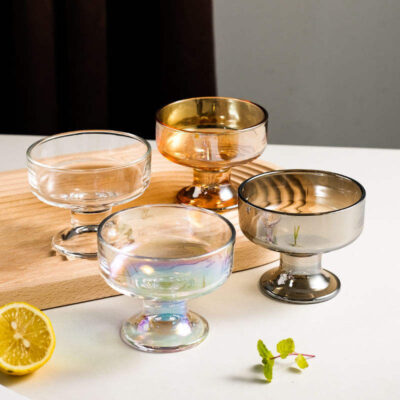 glass mixing and salad bowl for kitchen
