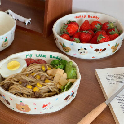 ceramic baby and catering bowl