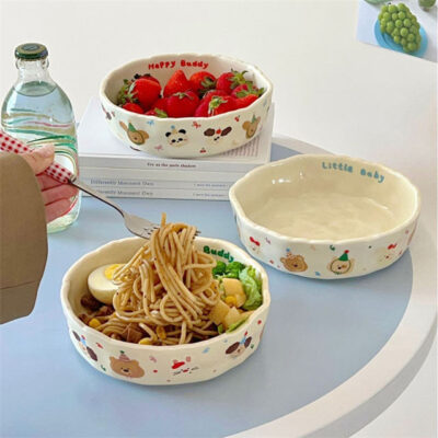 ceramic baby and catering bowl