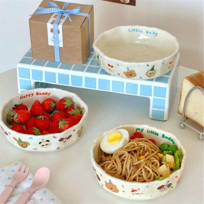 ceramic baby and catering bowl