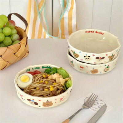 ceramic baby and catering bowl