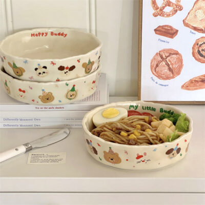 ceramic baby and catering bowl
