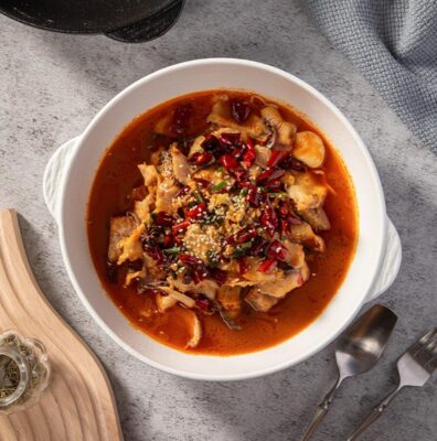 ceramic double-eared ramen soup bowl
