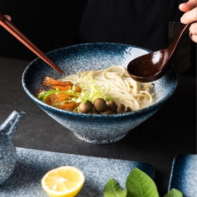 Japanese ceramic ramen bowl 8inch