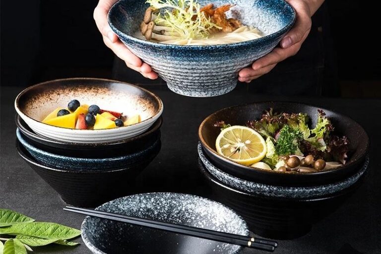 Japanese ceramic ramen bowl 8inch