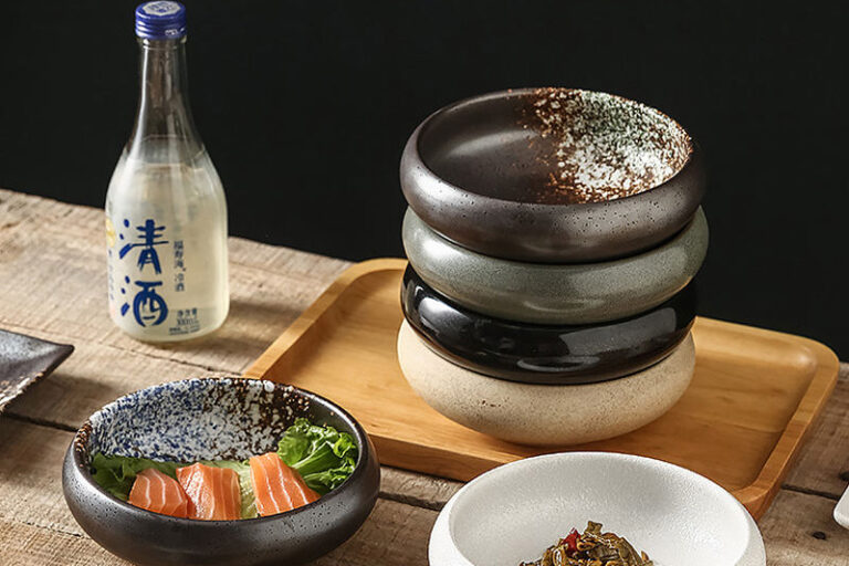 ceramic sushi sashimi rice noodle bowl
