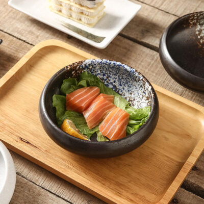 ceramic sushi sashimi rice noodle bowl