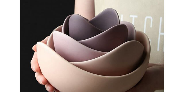 Morandi color ceramic bowl set