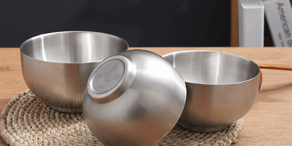 stainless steel insulated mixing bowl