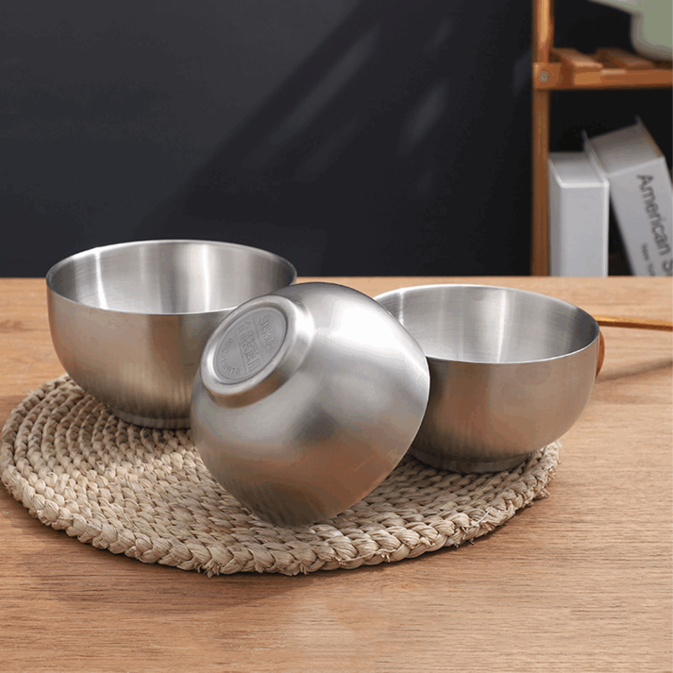 stainless steel insulated mixing bowl