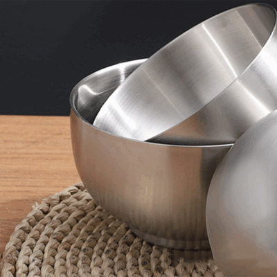 stainless steel insulated mixing bowl