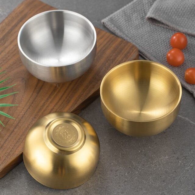 double layer rice and soup bowl