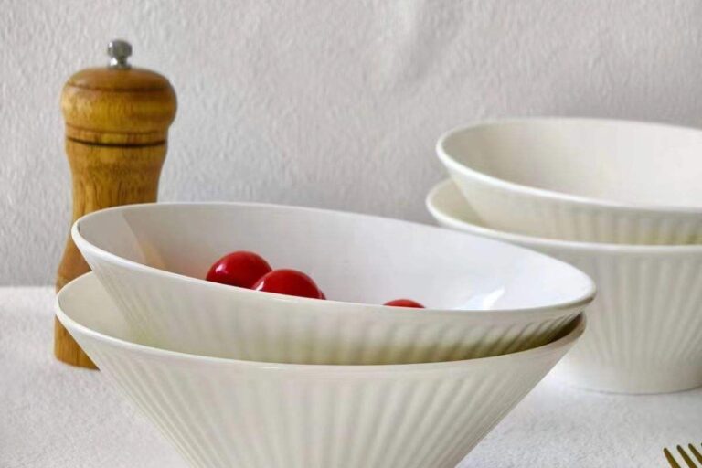 ceramic noodle bowl set for stylish dining