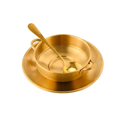 Stainless steel dessert and ice cream bowl
