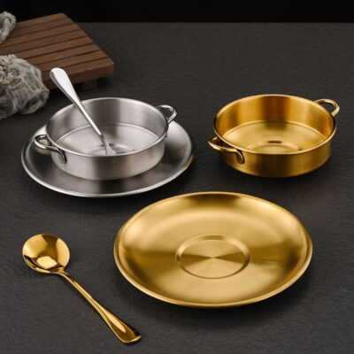 Stainless steel dessert and ice cream bowl
