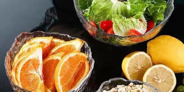 Creative Glass Salad Bowl