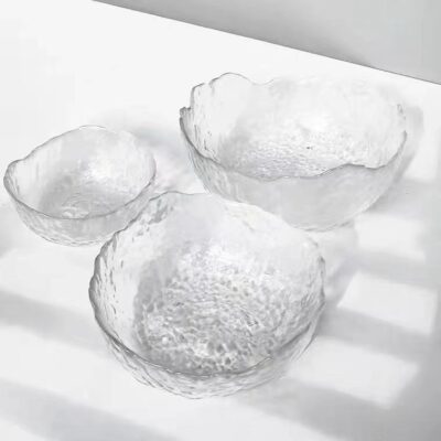Creative Glass Salad Bowl