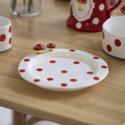 3d mushroom ceramic cup bowl plate