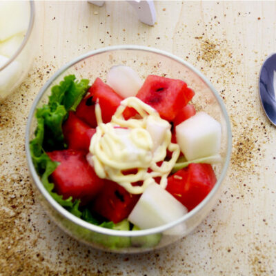 borosilicate glass fruit salad bowl