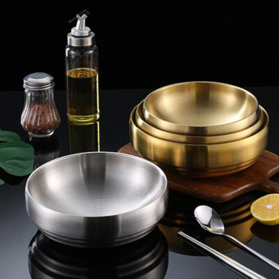 luxury stainless steel bowl