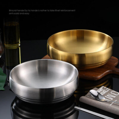 luxury stainless steel bowl
