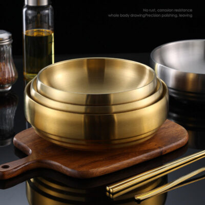 luxury stainless steel bowl