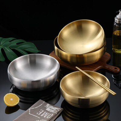 luxury stainless steel bowl