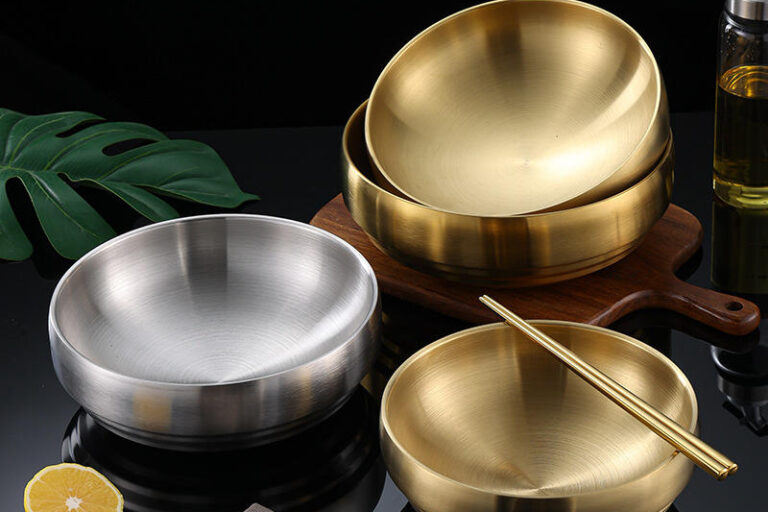 luxury stainless steel bowl