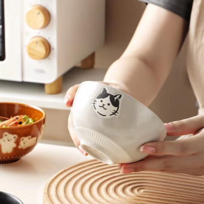 cartoon ceramic small bowl set