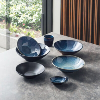 Modern round porcelain bowl