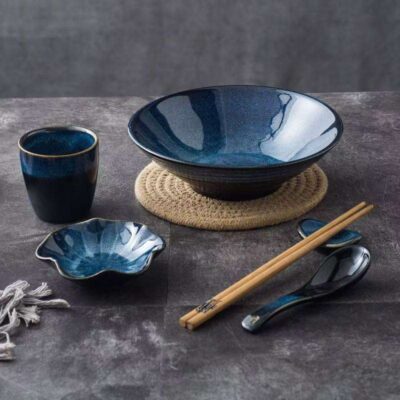 Modern round porcelain bowl