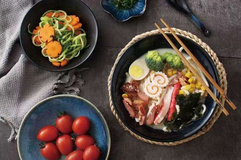 Modern round porcelain bowl